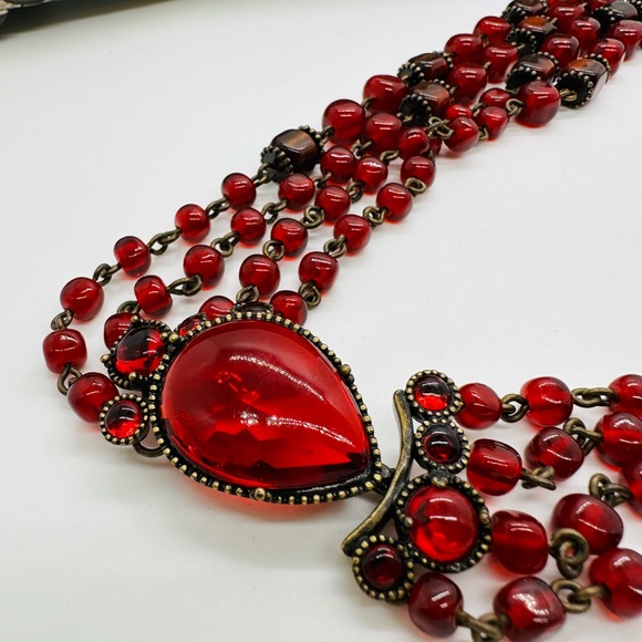 🔥 Vintage Rare Monet Couture Necklace 🔥 - Picture 4 of 17